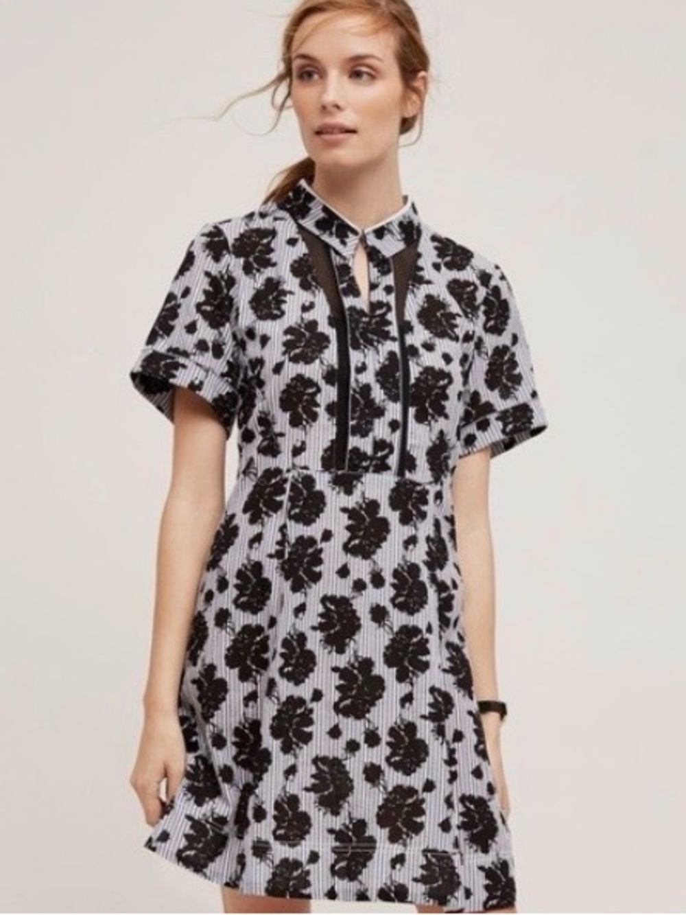 Anthropologie 1 by O 2nd Maple striped dress